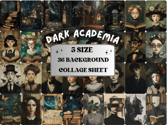 Download Dark Academia Collage Journal Paper - Journal paper Collection