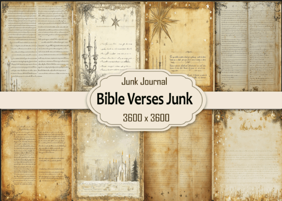 Download Bible Verses Junk Journal Page - Premium Bundle