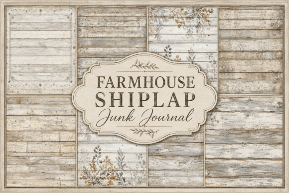 Download Farmhouse Shiplap Junk Journal - Premium Resources