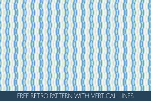 Download Free Retro Pattern with Vertical Lines - Vertical Collection