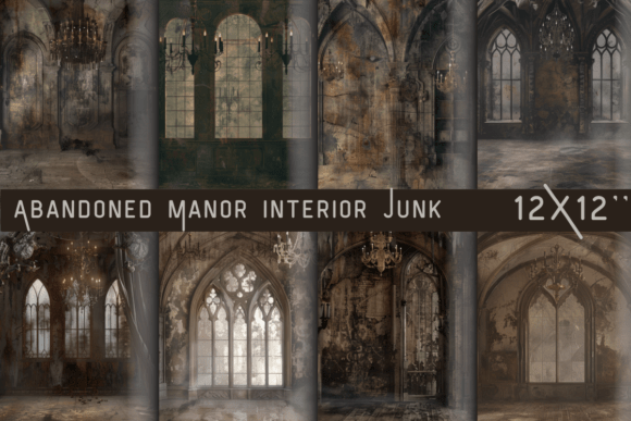 Download Abandoned Manor Interior Junk Journal Pa - Junk journal Collection