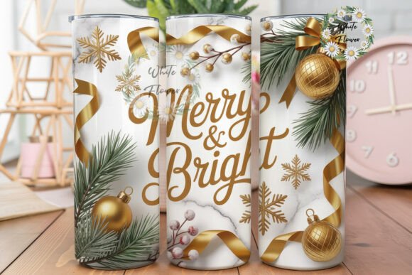 Download Merry &amp; Bright Gold Marble 20oz Tumbler - Bright gold Collection