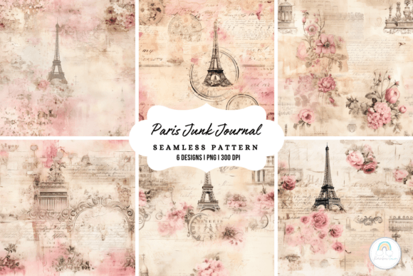 Download Paris Junk Journal Background - Junk journal Collection