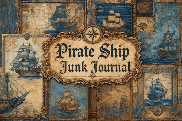 Download Pirate Ship Junk Journal - Junk journal Collection