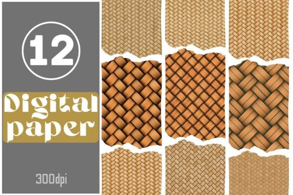 Download Brown Woven Texture Paper Pack - Woven texture Collection